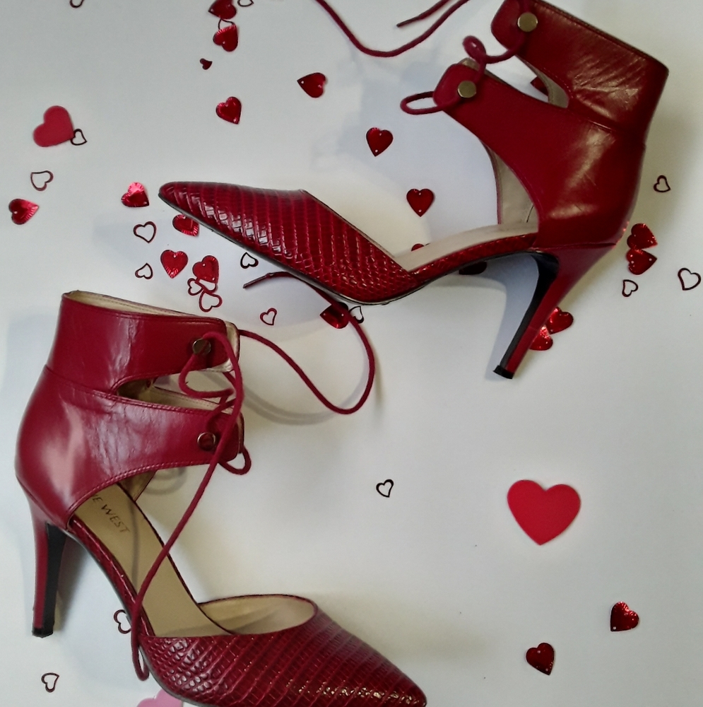 Nine West Lace Up Heels